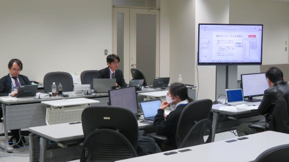 ハンズオンの様子